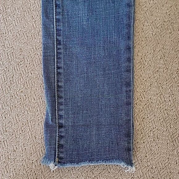 Levi's 711 Skinny Distressed Cuffed Frayed Hem Jeans - Size 27 - Picture 14 of 14
